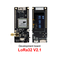 Placa de Desarrollo LoRa32 ESP32 con Pantalla Digital OLED de 0.96 Pulgadas (Computadora de Placa Única) Módulo Inalámbrico WIFI SMA
