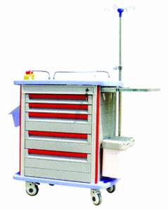 Chariot à soins infirmiers d'urgence (MS-T420A) ABS médical - Product Image 1