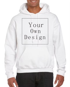 <strong>Cotton</strong> Blend Hoodie Front Design Area Personalized Men's Casual <strong>Wear</strong> - Product Image 6