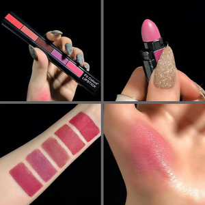Private Label 5 in 1 <strong>Mini</strong> Matte <strong>Lipstick</strong> Waterproof Transfer Proof <strong>Lipstick</strong> Smudge Proof <strong>Lipstick</strong> - Product Image 3