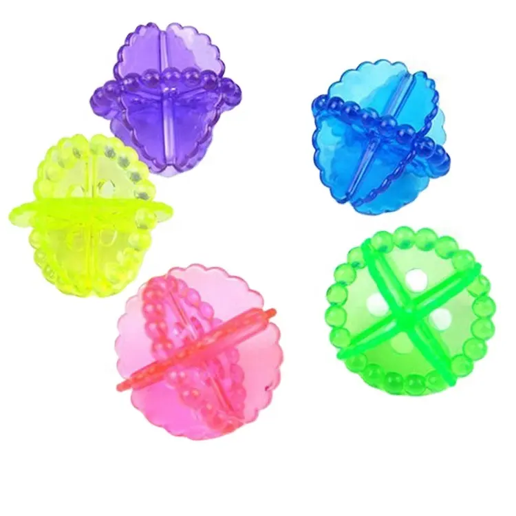 2023 RTS YDM Easy to carry magic laundry ball fabric clothes washing cleaning tool PVC personal care ball color random
