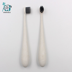 Cepillo de Dientes JSM-L238 de Paja de Trigo Biodegradable, Cepillo de Dientes Manual para Niños - Product Image 1