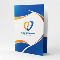 Carpeta de Presentación de Documentos A4 con Logotipo de Marca Personalizado, de Lujo, para Ferias Comerciales, Educación, Hoteles, Hospitales