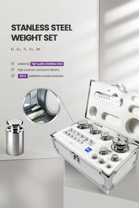 Ensemble de poids d'étalonnage F1 1 kg-5 kg, poids d'étalonnage E2, poids en acier inoxydable - Product Image 2