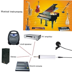 Mini portátil con cable Electret condensador solapa Clip-on instrumento Musical micrófono para guitarra saxofón <span class=keywords><strong>trompeta</strong></span> violín <span class=keywords><strong>Piano</strong></span> - Product Image 2
