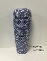 Beaux grands Vases chinois en céramique