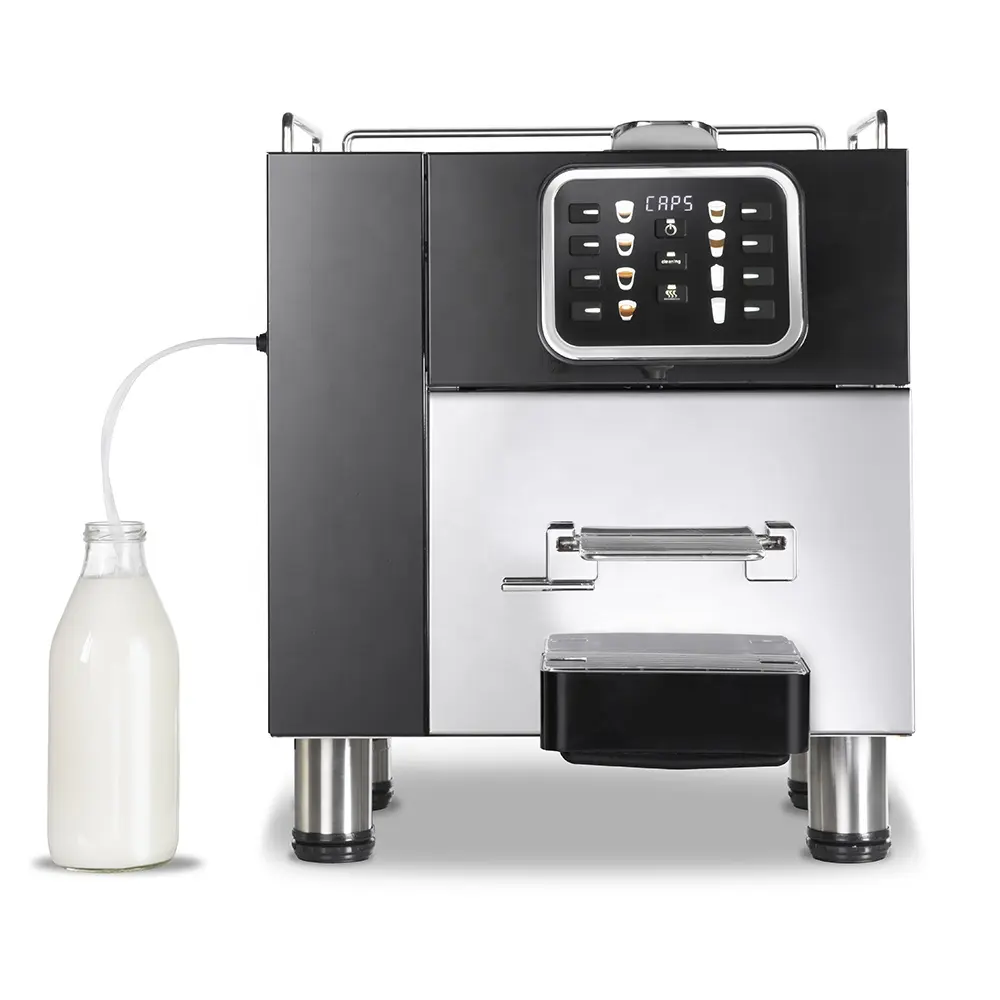 Fabrik automatische kommerzielle Kapsel kaffee maschine mit Milch