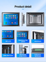 PC industriel à écran tactile capacitif/résistif de 23,8 pouces, haute luminosité, RK3288, Android, Google Play, garantie 3 ans, stock 512 Go