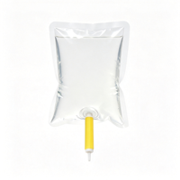 Pochette à bec verseur anti-fuite sans BPA, sac de recharge transparent pour savon liquide, emballage personnalisé pour désinfectant pour les mains avec logo, format stand-up