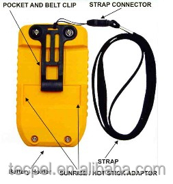 เครื่องตรวจจับแรงดันไฟฟ้าส่วนบุคคล TECPEL SVD-588 ได้รับการรับรองมาตรฐาน CE พร้อมอุณหภูมิการทำงานตั้งแต่ -10 องศาเซลเซียส ถึง +55 องศาเซลเซียส - Product Image 3