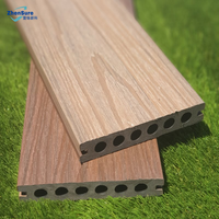 Hohlkammer-Coextrudierte WPC-Platte, Witterungsbeständiger, Lichtbeständiger Outdoor-Holz-Kunststoff-Verbundbodenbelag für Garten- und Landschaftsprojekte