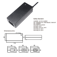 Pour UL 12V 4A 48W Alimentation à découpage LED Transformateur 220V AC Entrée à 12V DC Sortie
