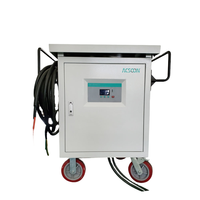 ACSOON ADCW-28600 28.5VDC 600A GPU avec unité d'alimentation industrielle au sol de chariot et redresseur cc pour le refroidissement par air des avions