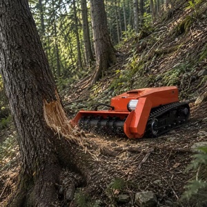 Machine télécommandée 100% électrique, zéro émission, écologique, à batterie, pour terrains accidentés et herbes sauvages - Product Image 3
