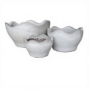 Macetas de Cerámica Esmaltada de Diseño Moderno, Juego de Macetas para Plantas, Decoración del Hogar, Suministros de Jardinería, Uso en Interiores, con Drenaje - Product Image 1