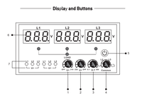 Relais de Protection de Tension à Transfert de Phase Automatique Triphasé Samwha-dsp ATR-63 100A