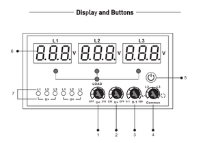Samwha-DSP ATR-63 100A 3 pha tự động chuyển pha chuyển đổi điện áp bảo vệ Relay - Product Image 3