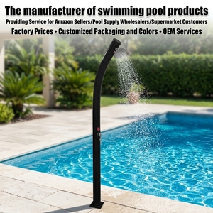 <span class=keywords><strong>Douche</strong></span> <span class=keywords><strong>solaire</strong></span> extérieure en PVC noir courbé durable de grande capacité 23L, <span class=keywords><strong>douche</strong></span> <span class=keywords><strong>solaire</strong></span> pour <span class=keywords><strong>piscine</strong></span>, jardin, <span class=keywords><strong>douche</strong></span> extérieure en acier inoxydable - Product Image 6