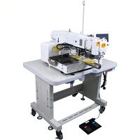 Nouvelle machine à coudre industrielle programmable à grande vitesse HUAMEI, à lit plat, à aiguille simple, avec coupe-fil, pour matériaux multicouches