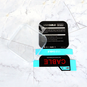 Hộp Đóng Gói Cáp Dữ Liệu <span class=keywords><strong>USB</strong></span> Sạc Bằng Nhựa Trong Suốt Cho Điện Thoại Di Động - Product Image 3