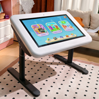 Tablette éducative interactive pour enfants, écran tactile, support avec pieds détachables, table tactile interactive