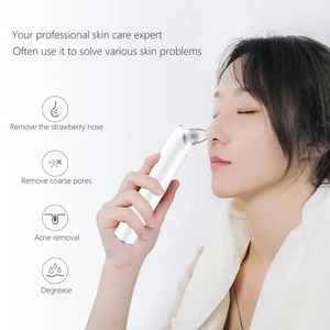Limpiador de Poros Eléctrico de Succión, Herramienta Facial Manual para Eliminar Puntos Negros de la Nariz y el Rostro, Recargable por USB, de Plástico - Product Image 1