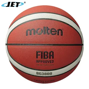 Kulit sintetis 7 pria ukuran 7 basket basket dalam ruangan luar ruangan FIBA resmi Molten