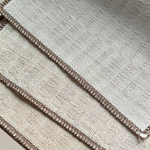 Tissu d'ameublement en coton et lin épais texturé bleu-gris blanc <span class=keywords><strong>au</strong></span> <span class=keywords><strong>mètre</strong></span> Caractéristique occultante disponible Fabricant leader - Product Image 3