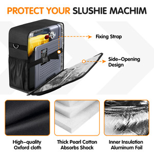Insulated Blending Machine Carry Case With Zipper Closure Nylon Portable Storage Bag For Smoothie Maker Ice Cream Maker Outdoor - Product Image 4
