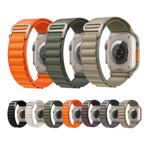 Correa de reloj <span class=keywords><strong>Original</strong></span> Nylon Alpine Loop <span class=keywords><strong>para</strong></span> <span class=keywords><strong>Apple</strong></span> IWatch Series Ultra 49mm 41 42 45 40 44, correa de tela deportiva con hebilla. - Product Image 1