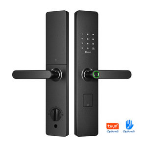 ฮงชิ สมาร์ท ดอร์ล็อค K23 ล็อคประตูอัจฉริยะแบบสแกนลายนิ้วมือ พร้อมระบบ Wi-Fi สำหรับใช้ภายในอาคาร เหมาะสำหรับโรงแรมและอพาร์ตเมนต์ - Product Image 1