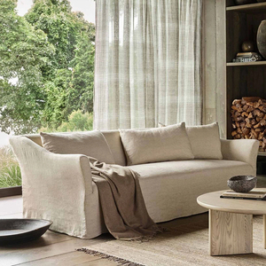 Juego de Sofás de Tela de Estilo Escandinavo para el Hogar, de 2-2.6 m, <span class=keywords><strong>Muebles</strong></span> Minimalistas para Sala de Estar Familiar - Product Image 1