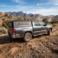 Hard-top en aluminium pour camionnette avec porte-bagages sur le toit, personnalisé pour Toyota Tacoma Smart Cap
