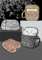 Luxe diamant Bling strass protection écouteurs étui pour écouteurs pour Apple Airpods Pro 2 étui pour AirPods 1 2 3