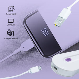 Épilateur portable rechargeable USB 2024 pour femme, mini rasoir électrique rotatif indolore 2-en-1 pour le corps, le visage et les jambes, usage domestique - Product Image 4