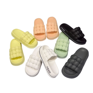 Feao Slides Slippers EVA Cushioned Open Toe All Seasons Fashion Chaussures pour femmes Taille 36 37 38 39 40 41 - Product Image 1