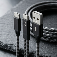 Cable de Audio OTG 2 en 1, Cable de Grabación de Tarjeta de Sonido Micro USB Tipo C a Tipo C de 8 Pines con Carga para Transmisión en Vivo