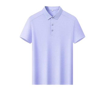 Polo promotionnel en mélange coton modal léger, coupe ample pour l'été, avec étiquette et attaches. - Product Image 5