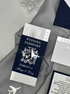 Passeport en feuille d'argent Invitation <span class=keywords><strong>de</strong></span> mariage <span class=keywords><strong>de</strong></span> voyage Cartes d'embarquement Cartes <span class=keywords><strong>de</strong></span> mariage à <span class=keywords><strong>l</strong></span>'<span class=keywords><strong>étranger</strong></span> Invitations d'étiquette <span class=keywords><strong>de</strong></span> billet d'avion Cartes <span class=keywords><strong>de</strong></span> mariage - Product Image 3