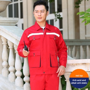 ชุดทำงานนิรภัยแบบมืออาชีพสำหรับทุกเพศ ทนทาน สะท้อนแสง ป้องกันกรด ป้องกันไอระเหย ทนความร้อนได้ถึง 800 องศาเซลเซียส - Product Image 5