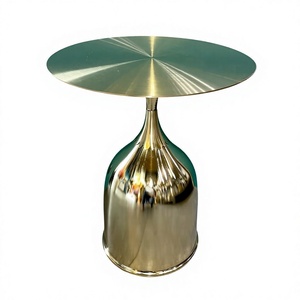 Handmade <b>Metal</b> <b>Side</b> <b>Table</b> Industrial Coffee <b>Table</b> Drop Shape Design Living Room Furniture Antique Finish Custom Logo - Product Image 4