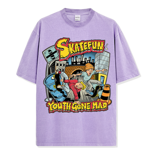 Fabricants T-shirt à impression Dtg personnalisée pour hommes American <span class=keywords><strong>Street</strong></span> Style Casual Graphic T Shirts - Product Image 2