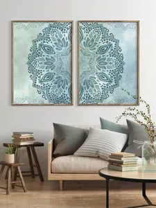 Set di 2 Mandala print Canvas wall art prints marocchino Poster hanging Painting For Home Decor