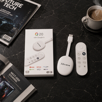 Stick TV portable XS97 GTV Q fourni par l'usine avec télécommande infrarouge, stick TV Android, logo et emballage personnalisés pris en charge