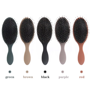 <span class=keywords><strong>Brosse</strong></span> démêlante en nylon et poils de sanglier avec manche en plastique, <span class=keywords><strong>brosse</strong></span> de <span class=keywords><strong>massage</strong></span> <span class=keywords><strong>du</strong></span> <span class=keywords><strong>cuir</strong></span> <span class=keywords><strong>chevelu</strong></span> <span class=keywords><strong>pour</strong></span> extensions capillaires, type peigne courant <span class=keywords><strong>pour</strong></span> usage domestique - Product Image 3
