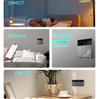 Panel de Control Inteligente para el Hogar LTECH con Pantalla IPS de 3 Canales, Interruptor Inteligente Compatible con Alexa y Google Home, Versión Estadounidense