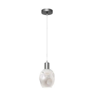 Lampada a sospensione da soffitto 1xE27 cromo/fumé 16 cm, 5 fori, ideale per illuminare spazi moderni e decorare ambienti. - Product Image 1