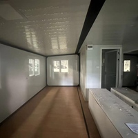 Maison Modulaire Préfabriquée de Luxe Portable et Extensible 20FT 40FT, Conteneur Pliable Mobile avec 2 Chambres