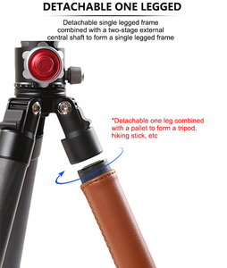 Chuyên nghiệp sợi carbon cơ sở <span class=keywords><strong>tripod</strong></span> cho ngoài trời phiêu lưu bền máy ảnh <span class=keywords><strong>Tripod</strong></span> - Product Image 4