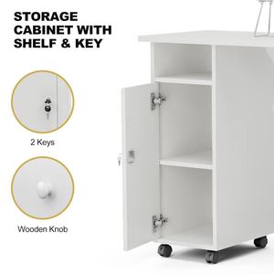 Mesa de Manicura Multifuncional Moderna Blanca para Salón de Belleza, Escritorio de Maquillaje y Muebles de Manicura - Product Image 6